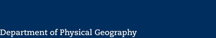 Institutionen för naturgeografi